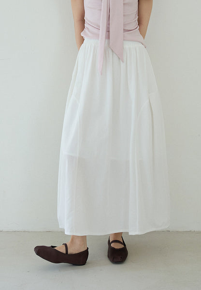 【LD11180】實拍夏季拼接纯色花苞裙260317