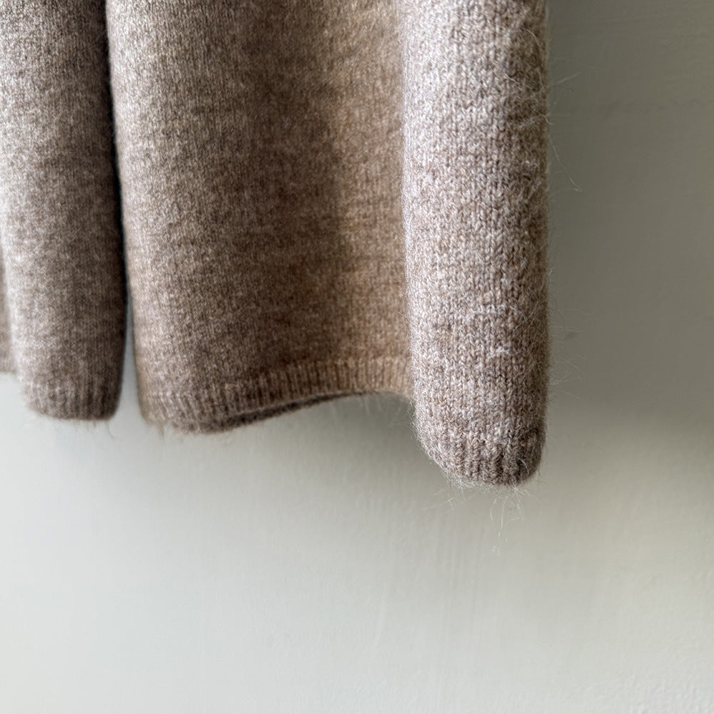 【YP1018】 實拍秋冬高級感慵懶針織開衫＋繫帶＋高腰針織闊腿褲 套裝251023