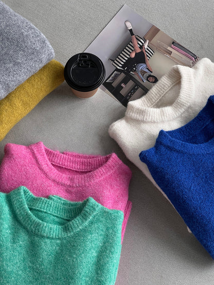 【cim5921】實拍冬季簡約保暖舒適針織毛衣（含羊毛5％）251114