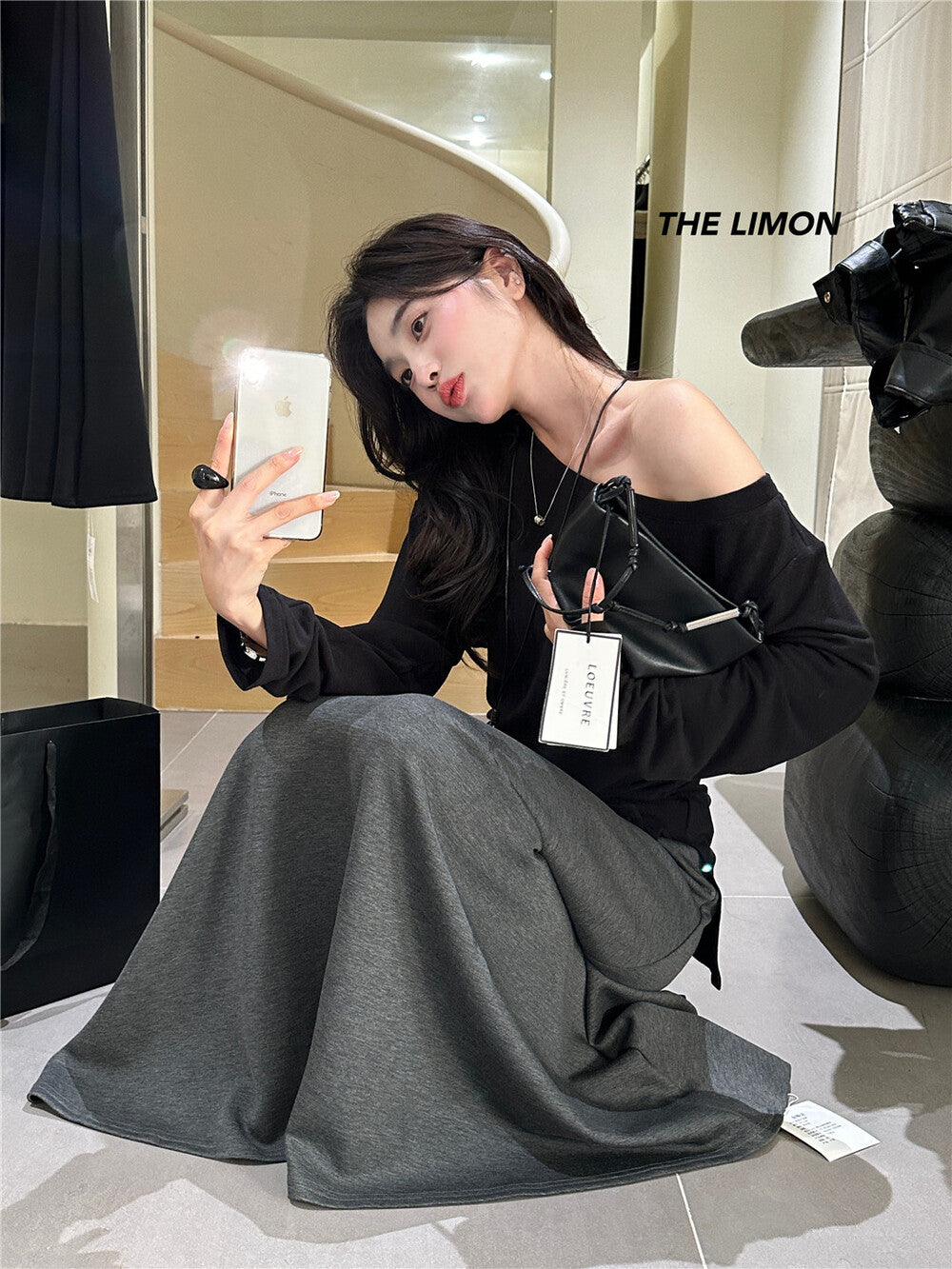 【L1130】實拍檸檬休閒顯瘦空氣棉A字裙251117