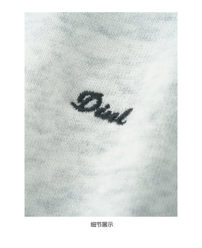 【H5495】實拍男友寬鬆款刺繡長袖連帽衞衣外套251109