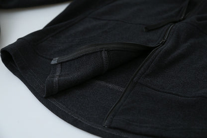 【LD3293】實拍立領雙頭拉鍊衞衣外套251103