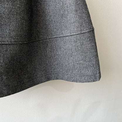 【Y8076】實拍氣質羊毛30%毛呢微花苞傘裙251201