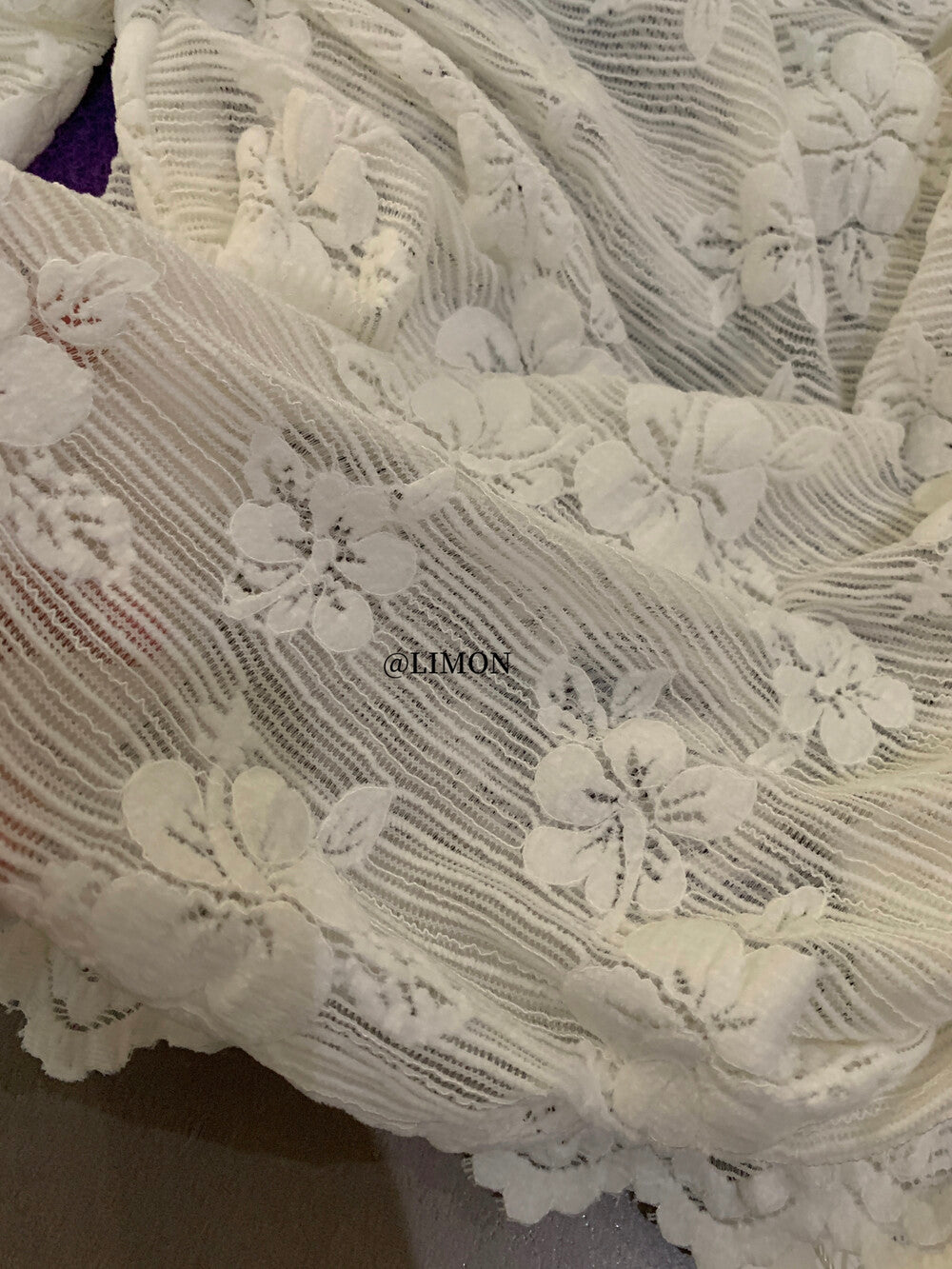 【L9320】實拍檸檬秋冬浪漫內搭立領長袖蕾絲衫251117