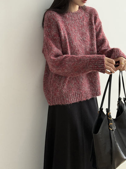 【Y2530】實拍冬季雜色古着針織毛衣(含羊毛6%)251106