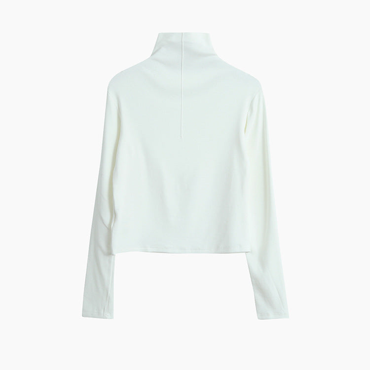 【LD11012】實拍加厚半高領6色打底長袖t恤251110