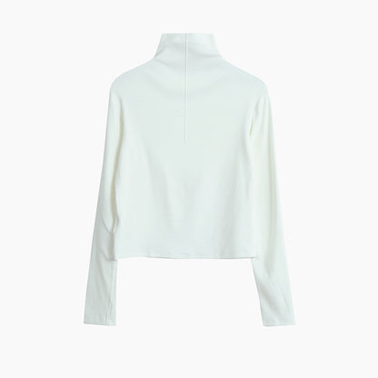 【LD11012】實拍加厚半高領6色打底長袖t恤251110