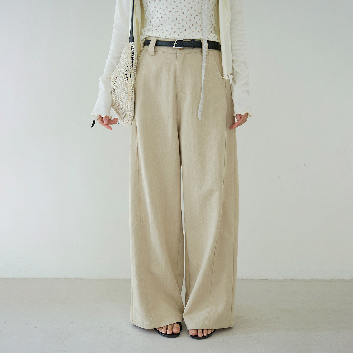 【LD11178】實拍韓系慵懶鬆弛感☁️百搭高腰水洗直筒休閒寬褲260317