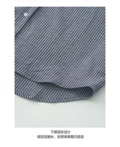 【H5413】實拍早秋氛圍蕾絲純棉長袖襯衫250909