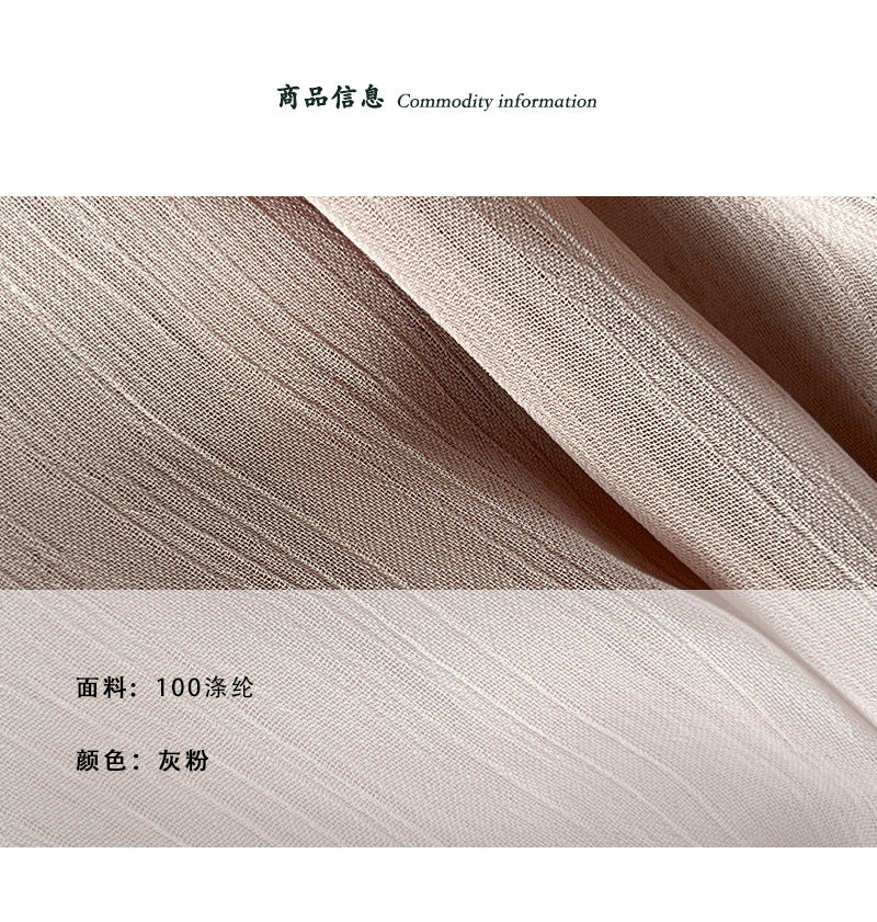 【cimz1905】法式溫柔氣質🌸百搭顯瘦綁帶收腰抓皺設計感短袖襯衫260527
