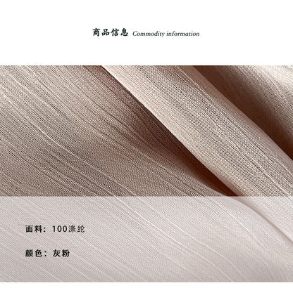 【cimz1905】法式溫柔氣質🌸百搭顯瘦綁帶收腰抓皺設計感短袖襯衫260527