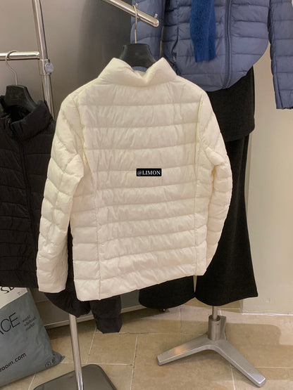 【L1189】實拍M~XL檸檬秋冬輕薄好收納立領保暖白鴨絨外套251117