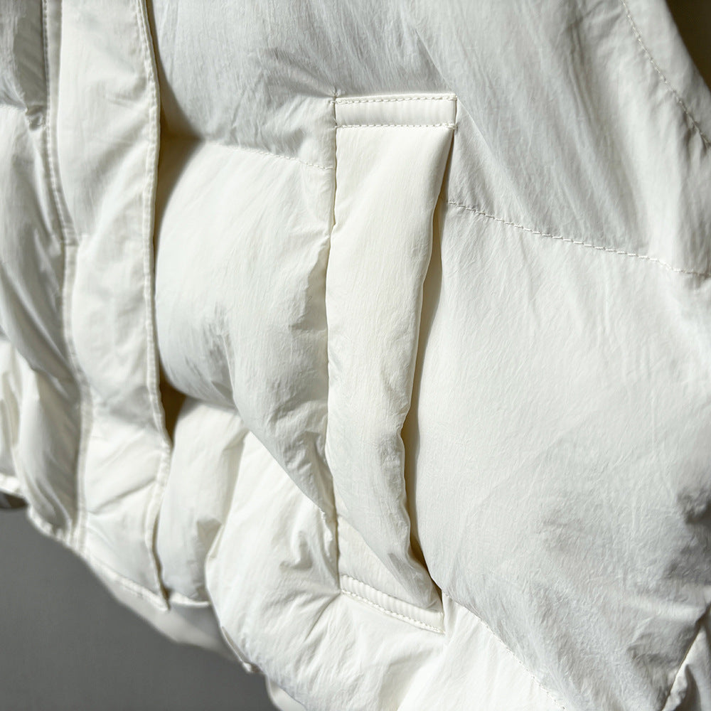 【Y82635】實拍秋冬簡約圓領棉背心251106