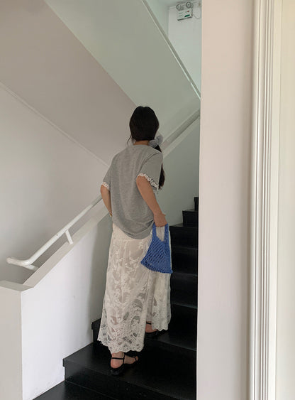 【L9702】實拍絕美四季穿的重工蕾絲長裙251117
