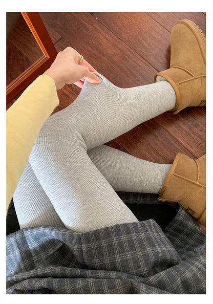 【H5504】實拍高腰收腹彈性超顯瘦連腳內搭褲一般款/加厚款251118