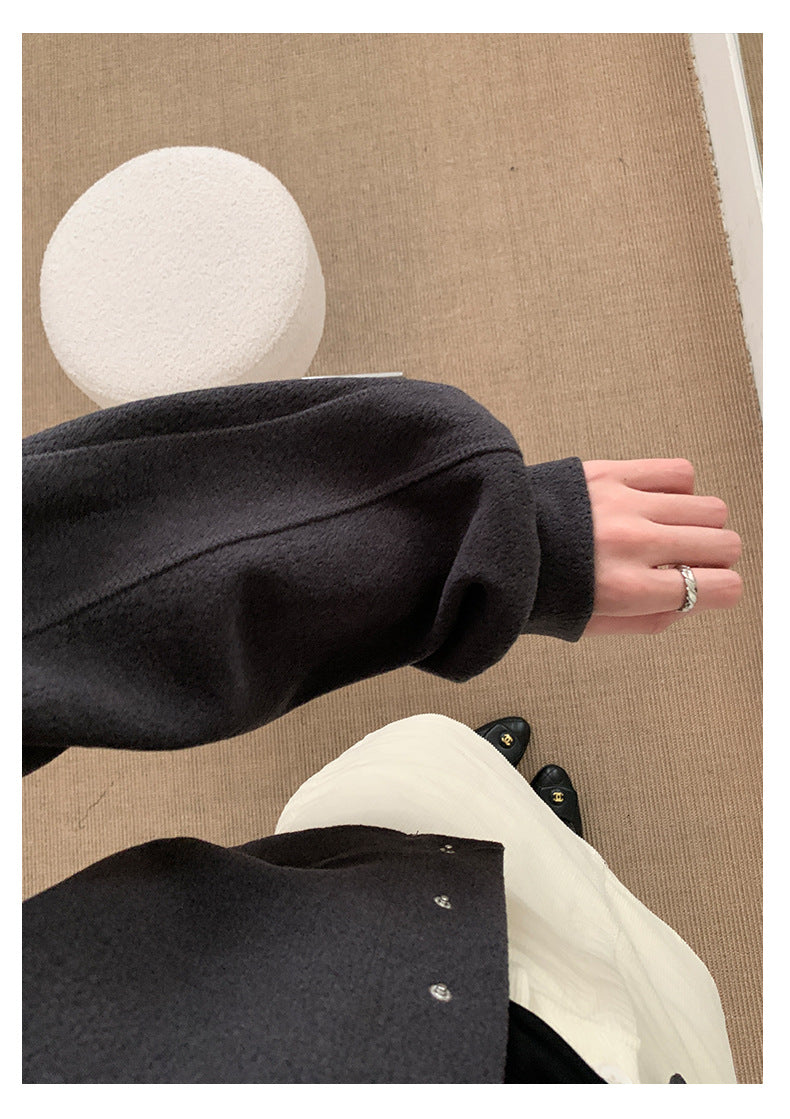 【H567】實拍秋冬挺版圓領棒球服外套251021