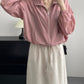 【cim2266】韓國實拍輕薄透氣防曬衫！純色薄款抽繩休閒長袖外套230621