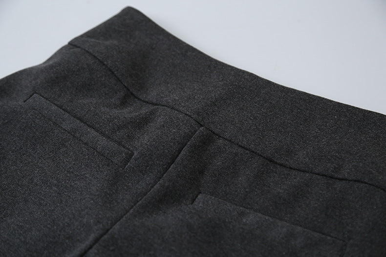 【LD11048】實拍S~XL秋冬毛呢厚款高腰直筒褲251202