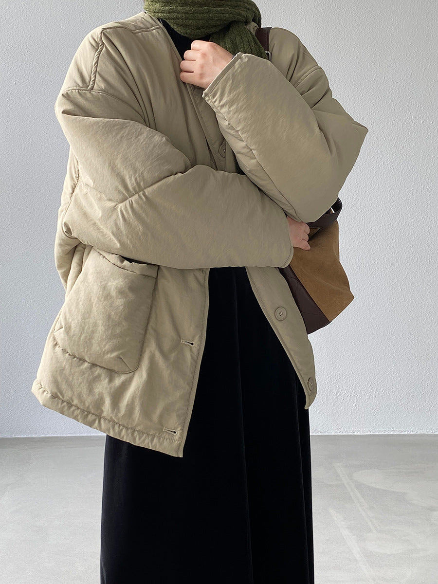 【cimz6376】實拍日系復古工裝夾棉加厚外套251120