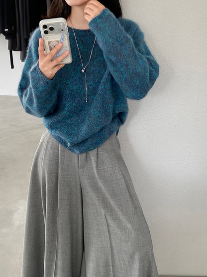 【cimz1373】實拍黑標奢柔雲朵 95羊毛5羊絨慵懶加厚針織毛衣251128