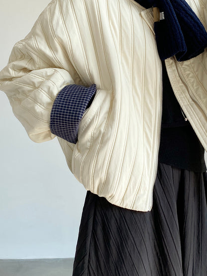 【cimz1706】實拍韓系氣質清新輕薄款棉服外套251120