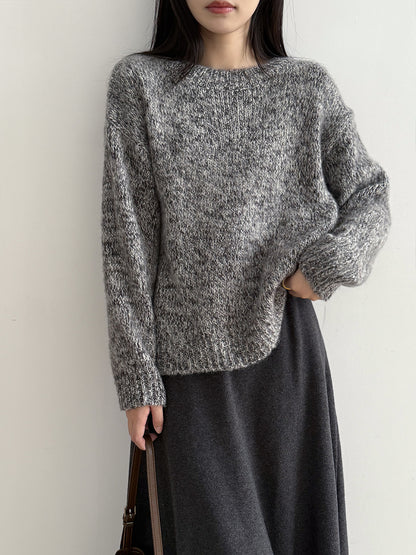 【Y2530】實拍冬季雜色古着針織毛衣(含羊毛6%)251106