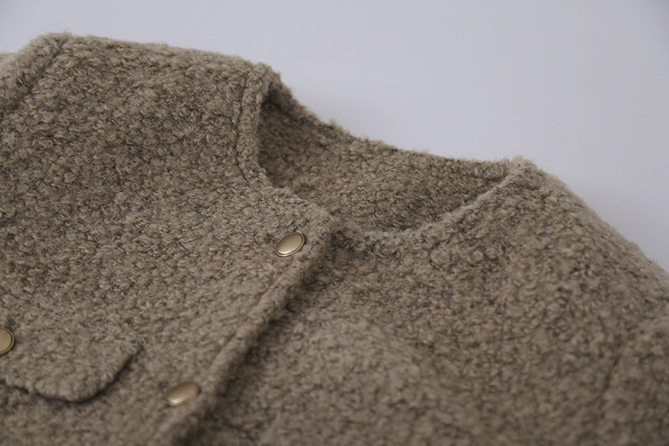 【LD9507】實拍高級感小香風粗花呢子外套251110