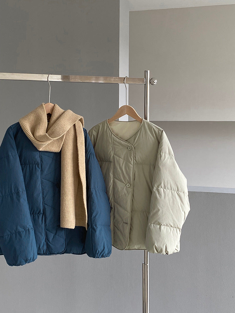 【cimz1010】實拍冬日温暖加厚90％白鴨絨羽絨外套大衣251128