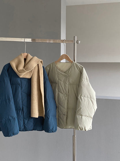 【cimz1010】實拍冬日温暖加厚90％白鴨絨羽絨外套大衣251128