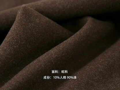【LD1184】實拍冬裝加厚高腰顯瘦毛呢休閒褲251020