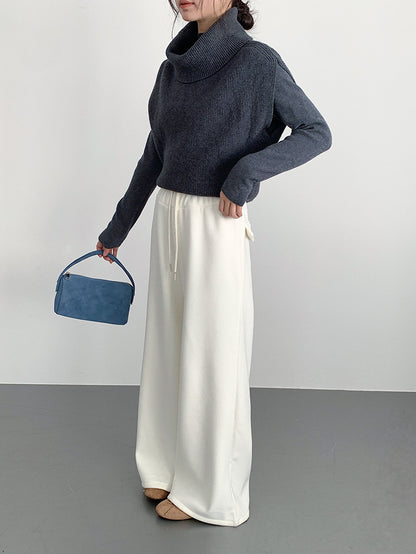 【LD11065】實拍半高領針織衫+針織背心251209