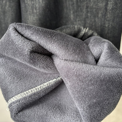 【Y981316】實拍S~XL冬季高腰加絨直筒牛仔褲含腰帶251106