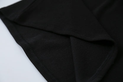 【LD11024】實拍氣質網紗拼接加絨半高領長袖T恤251124