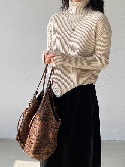 【cimz1388】實拍高領加厚高級感針織毛衣251128