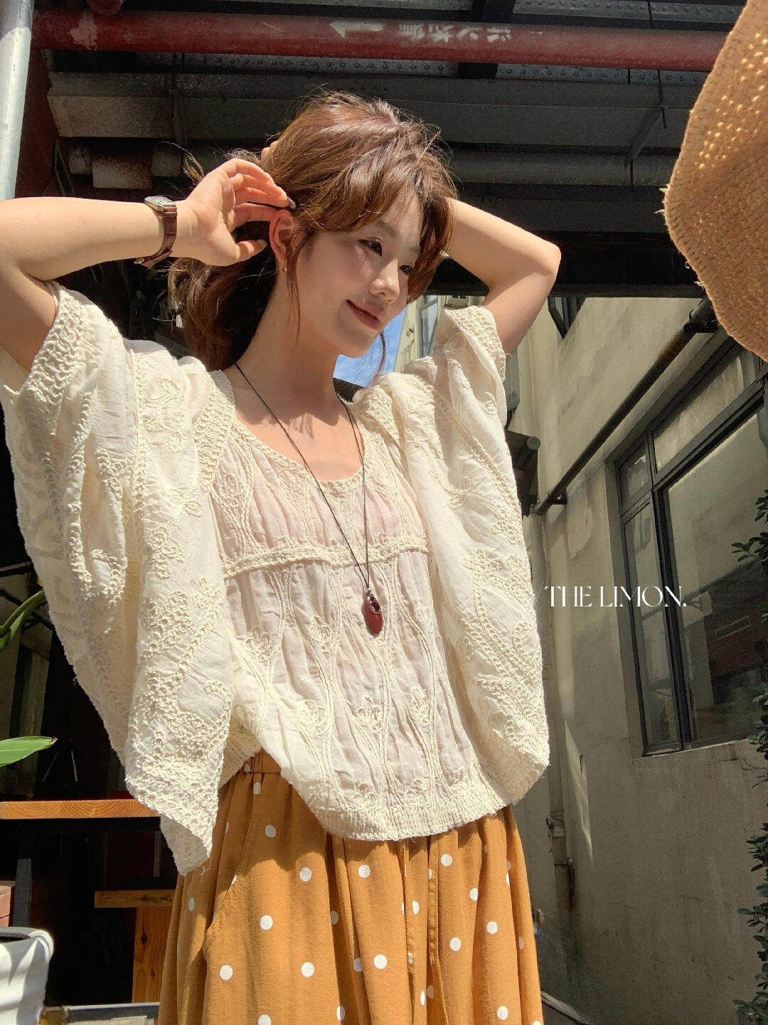 【L10711】法式浪漫仙女系🕊️重工精緻刺繡披肩+無袖蕾絲背心套裝260526