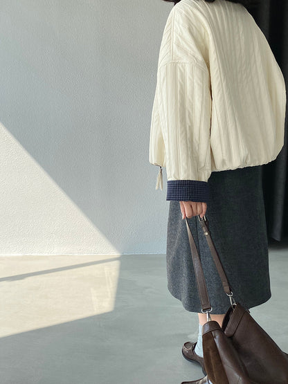 【cimz1706】實拍韓系氣質清新輕薄款棉服外套251120