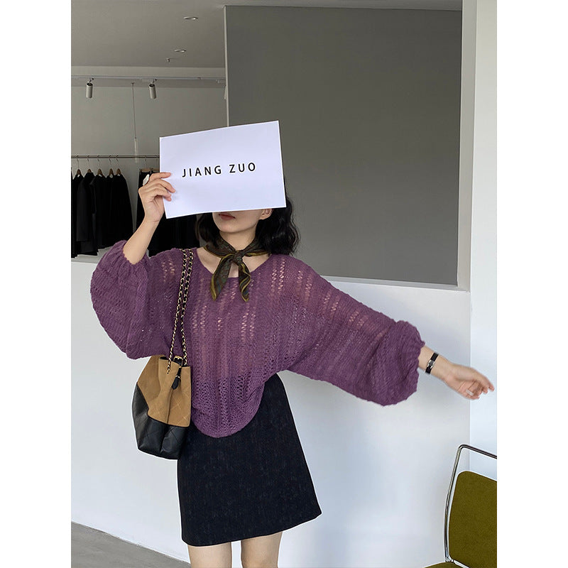 【cim0628】實拍温柔慵懒寬鬆針織薄罩衫（20羊毛）251114