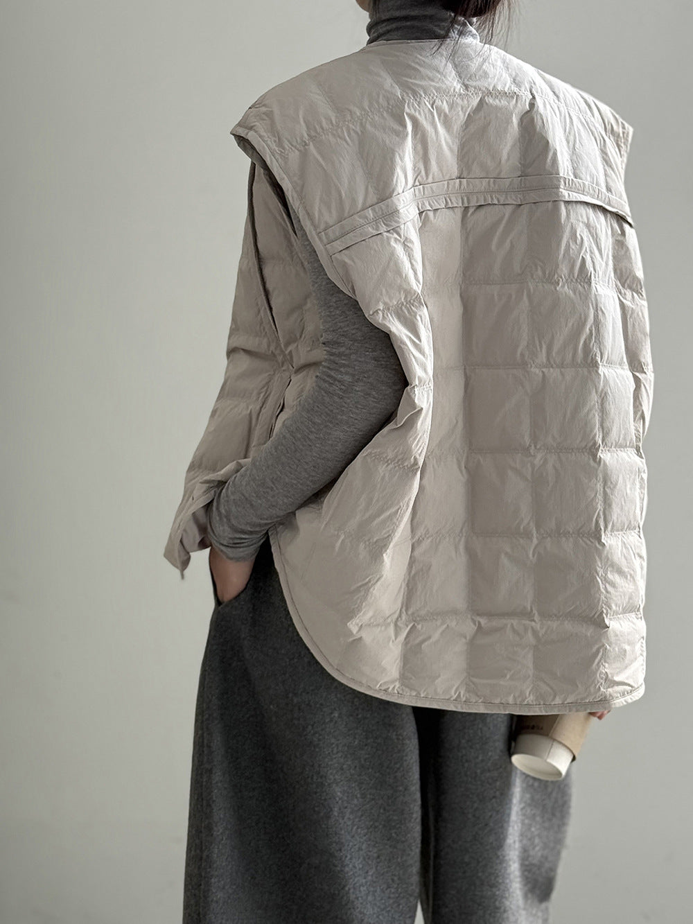 【Y82633】實拍輕暖羽絨背心（含90％白鴨絨）251016