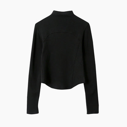 【LD11041】實拍羊绒簡約高領長袖T恤251202