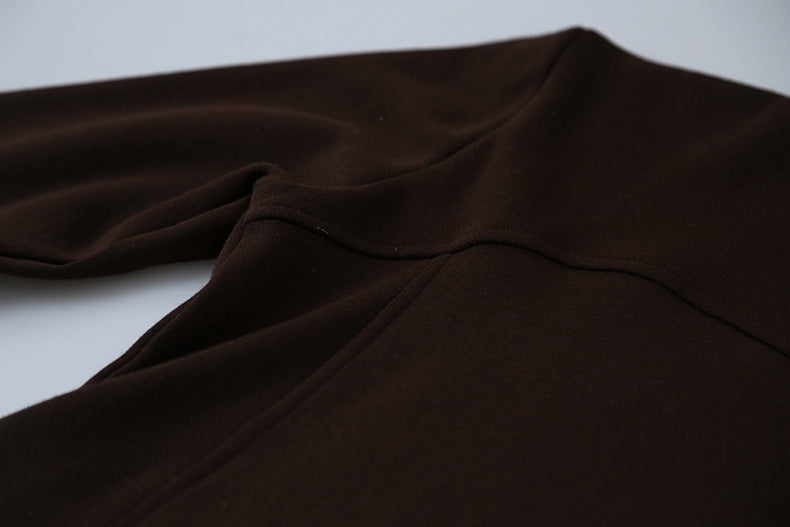 【LD11041】實拍羊绒簡約高領長袖T恤251202