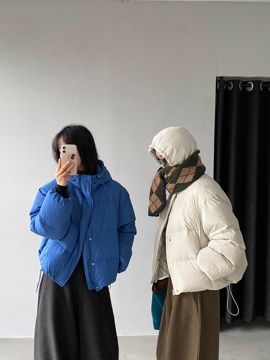 【cimz1728】實拍輕暖90％白鴨絨連帽羽絨外套251201