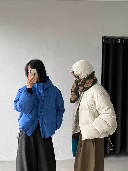 【cimz1728】實拍輕暖90％白鴨絨連帽羽絨外套251201