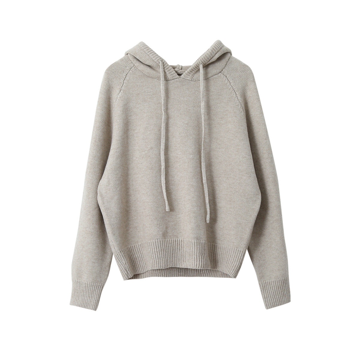 【LD3280】實拍慵懶小個子抽繩連帽針織毛衣251103