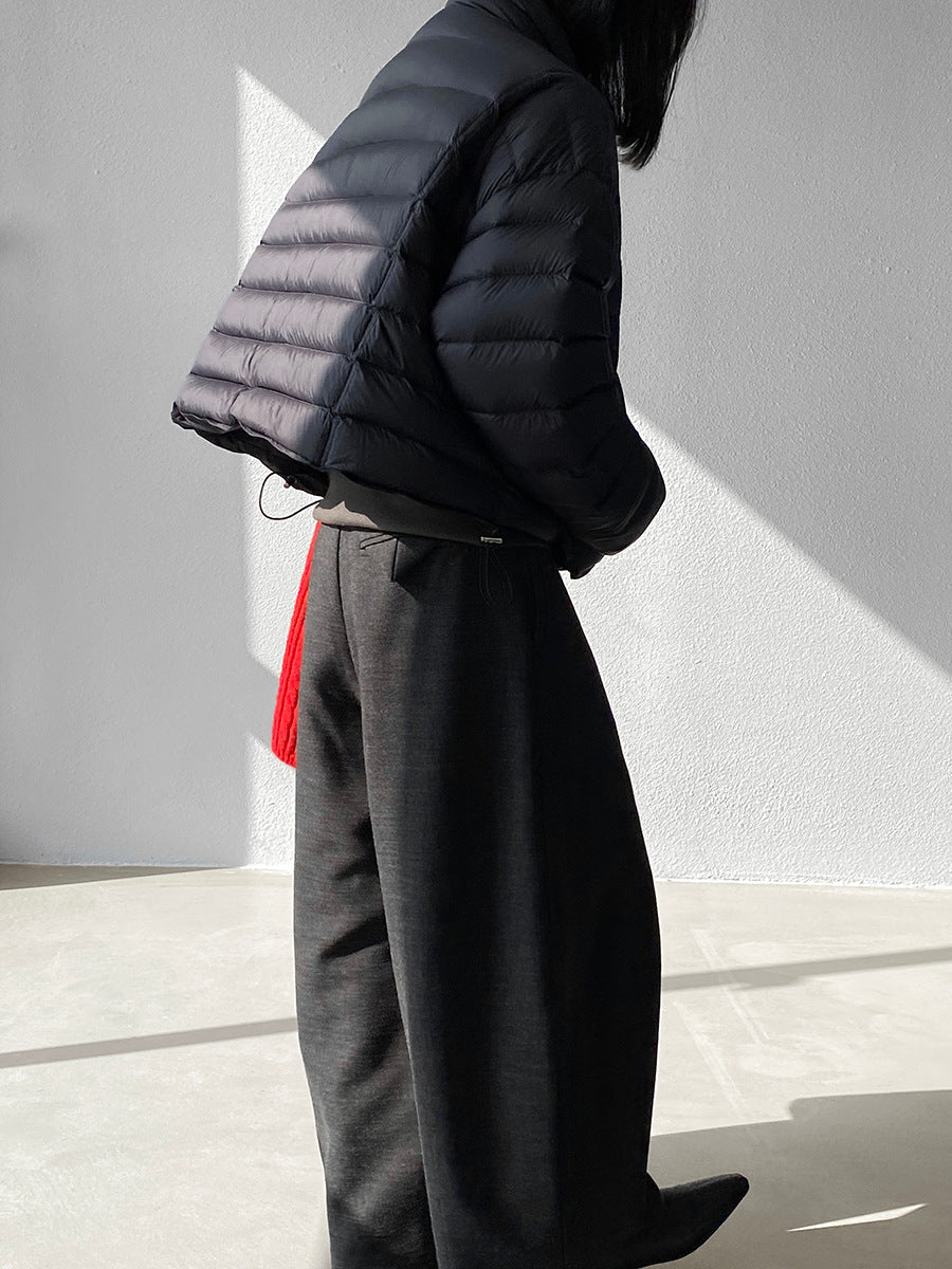 【cimz6383】實拍高領寶款排骨白鴨絨外套（白鴨絨90）251120