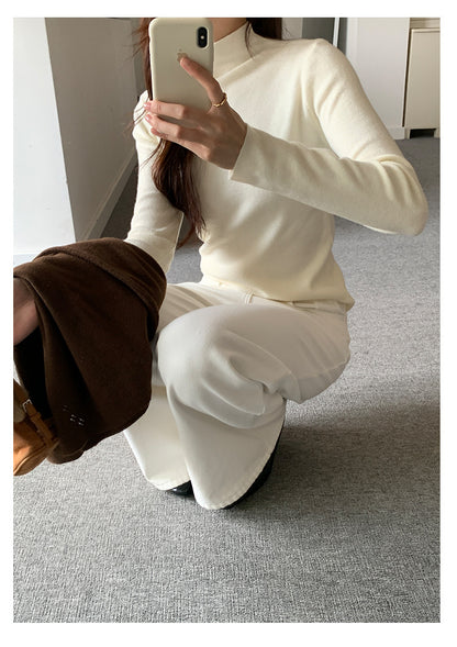 【H5512】實拍S~XL韓國保暖加絨白色牛仔褲251118