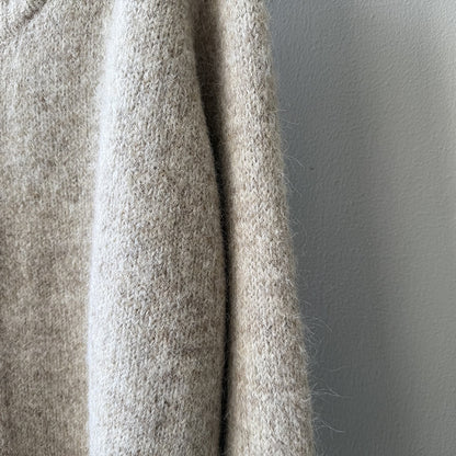 【YP1042】 實拍軟糯寬鬆高領針織毛衣外套(含羊毛4%) 251023