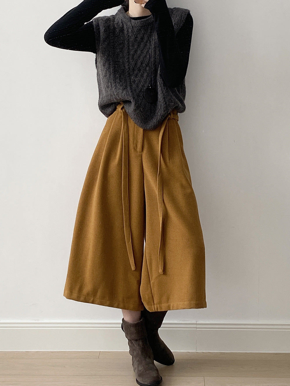 【YP2617】 實拍圓領麻花軟糯針織背心251023