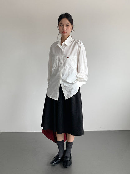 【LD11016】實拍冬季復古麂皮絨A字裙251110