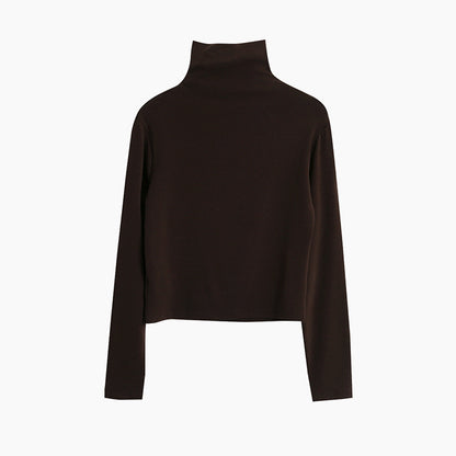 【LD11012】實拍加厚半高領6色打底長袖t恤251110