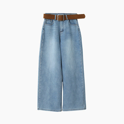 【LD11010】實拍S~XL復古加絨加厚高腰直筒牛仔褲251110